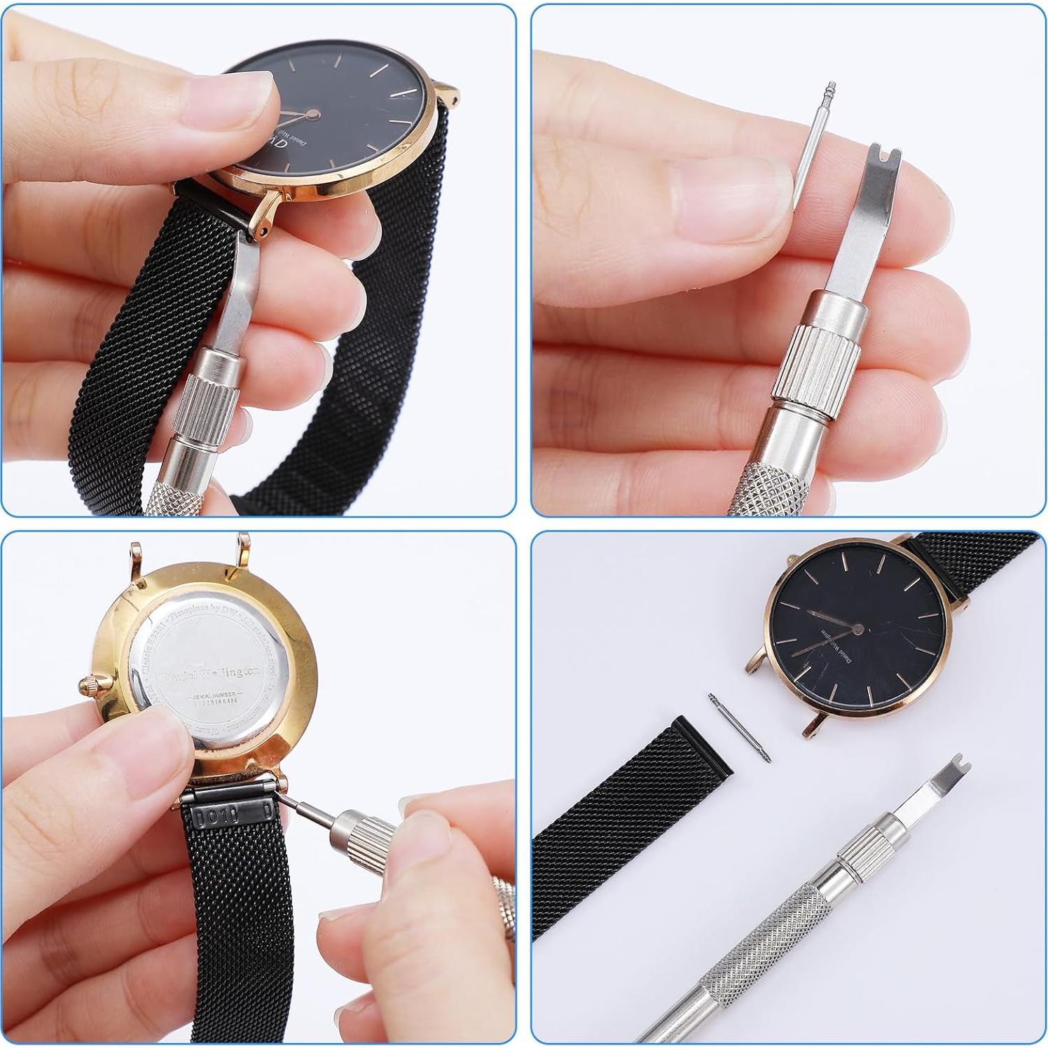 Kit de Herramientas para Reparación de Correas de Reloj Teaaha 41PCS