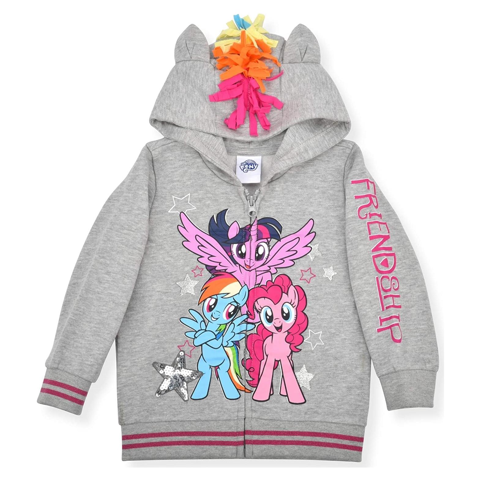 Sudadera con Cremallera Mi Pequeño Pony Niñas 6X Gris