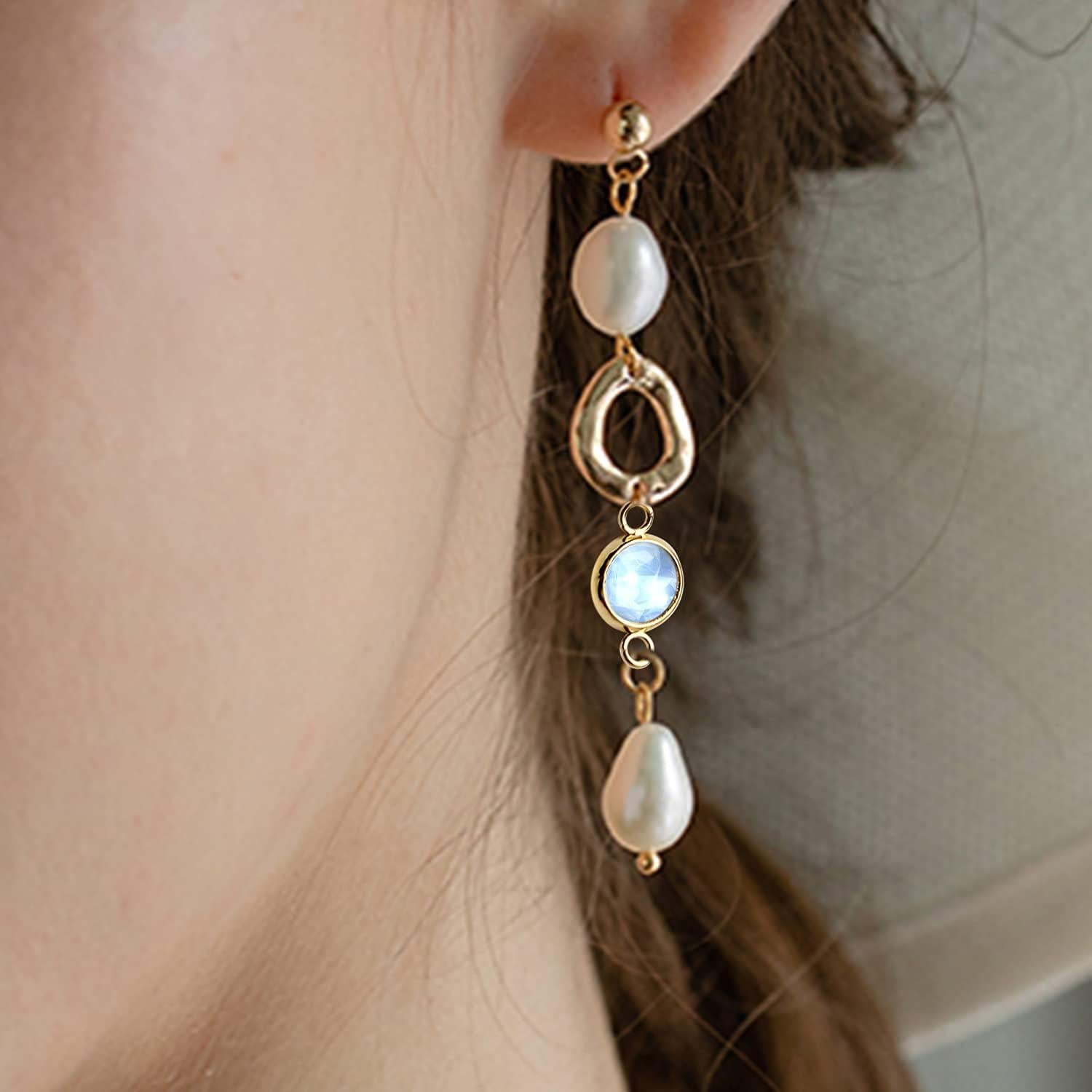 24 Conectores de Cabochón Dorados BronaGrand 6 Tamaños