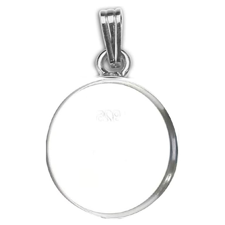 Pendiente de Bisel de Plata Esterlina 925 para Cabujón 16 mm