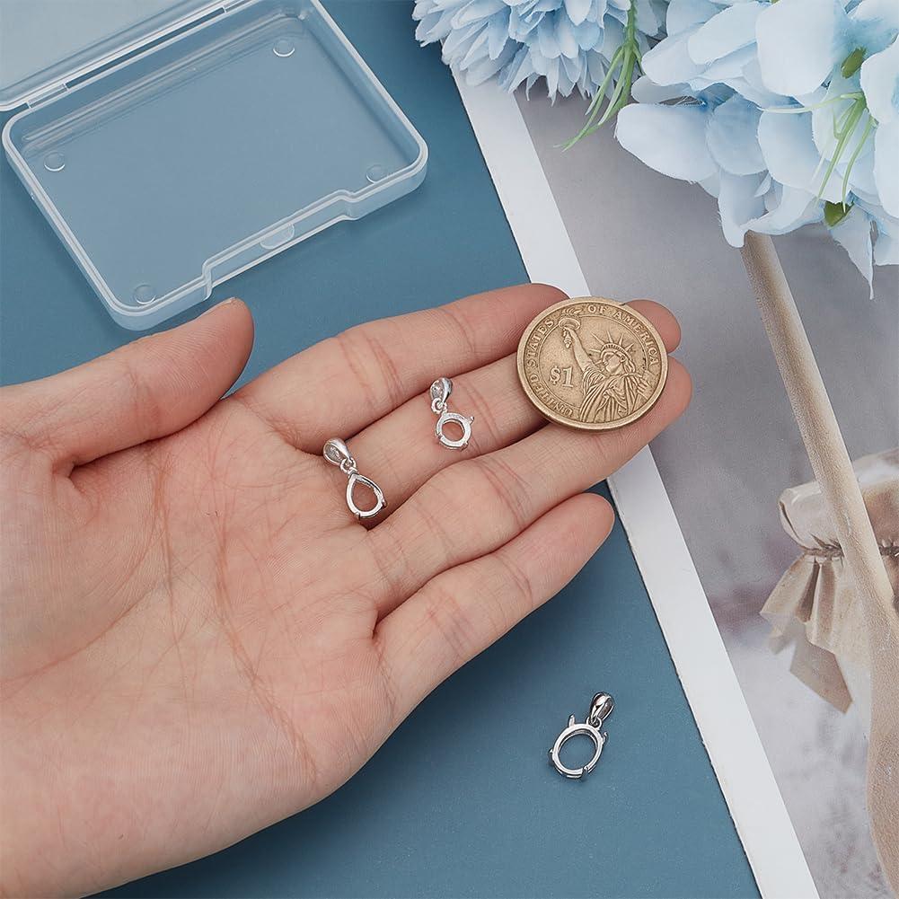 Colgantes en Blanco PH PandaHall Plata Esterlina 925 3 Estilos