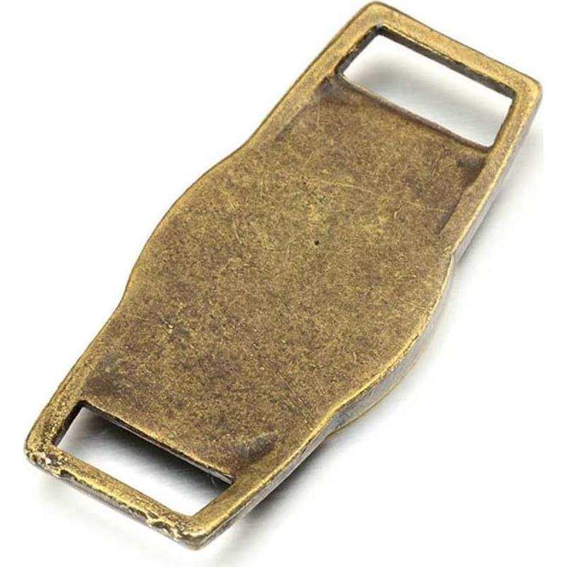 30 Conectores de Pendientes Ovalados Teensery en Blanco