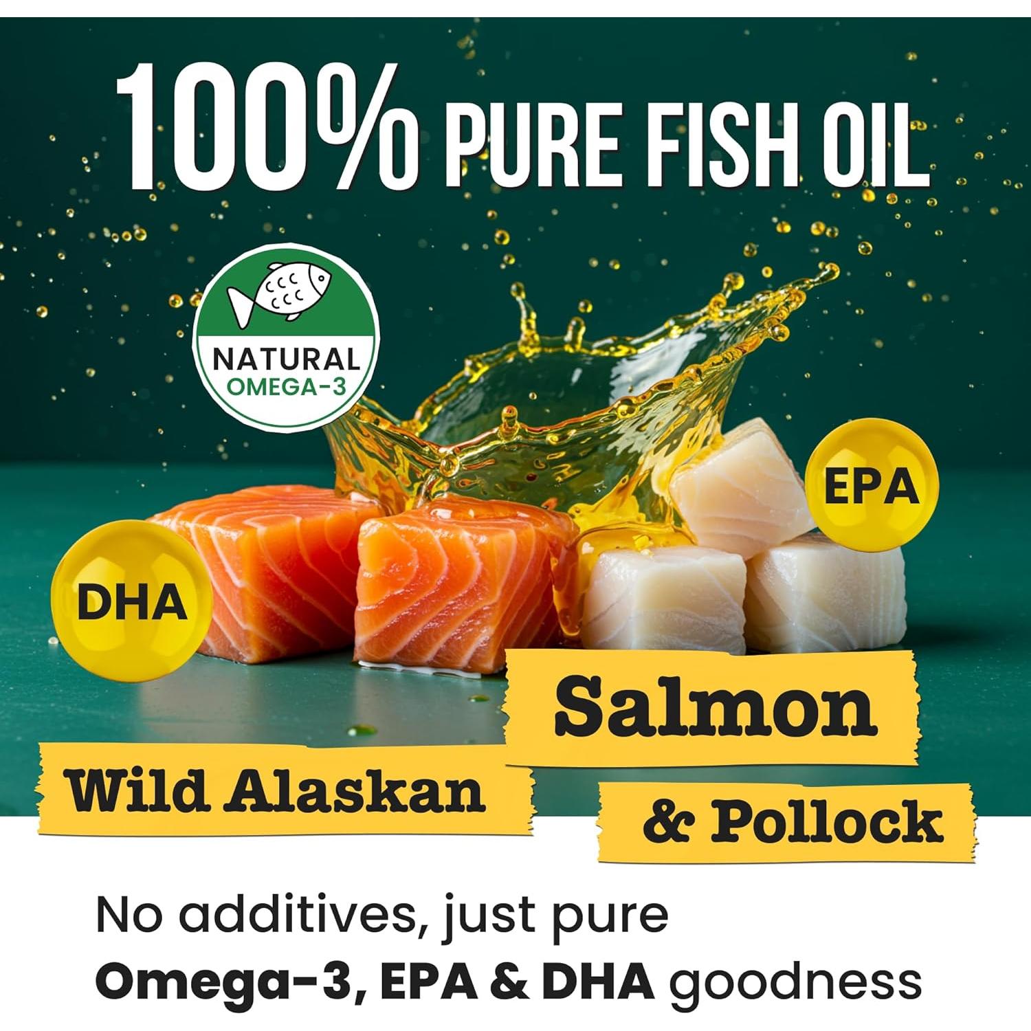 Aceite de Pescado Omega 3 Pawsential 236 ml para Perros y Gatos