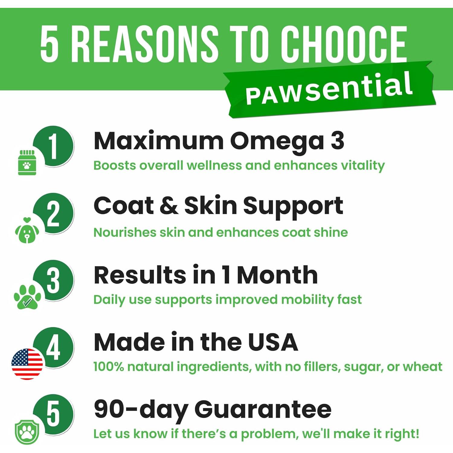Aceite de Pescado Omega 3 Pawsential 236 ml para Perros y Gatos