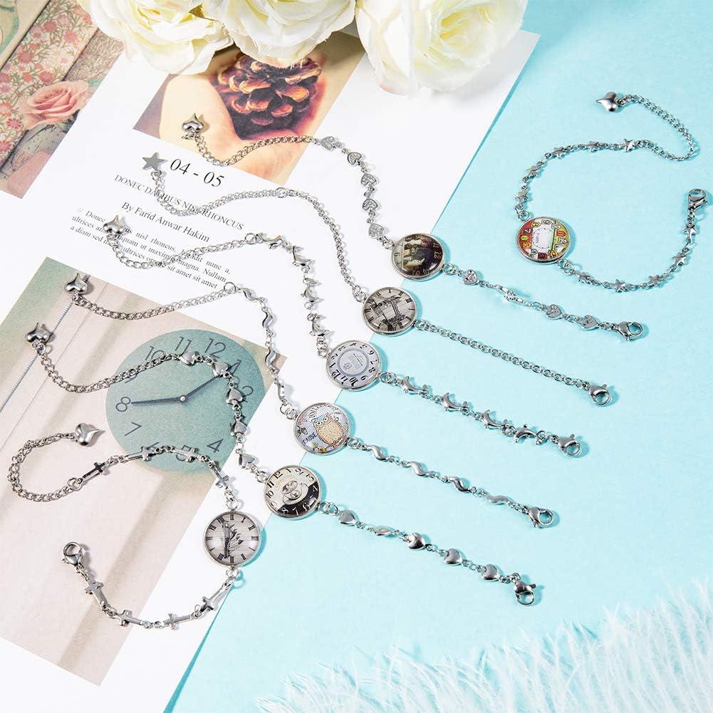 Kit de Pulseras DIY PH PandaHall 28 Piezas Acero Inoxidable