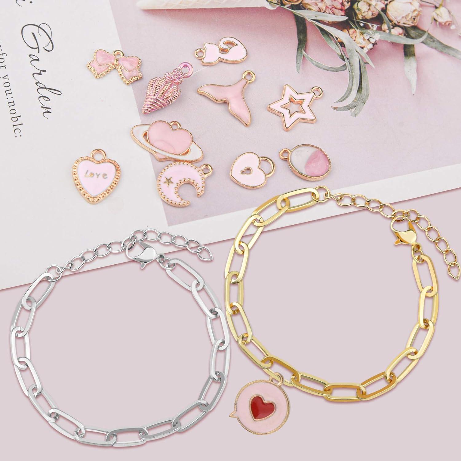 Kit de Pulseras de Cadena Aleación Tiggell 20 Piezas Oro Plata