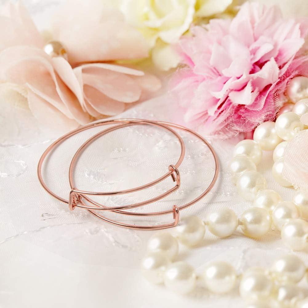 Pulseras Expandibles de Acero Inoxidable UPINS 60 Pcs 6.6 cm