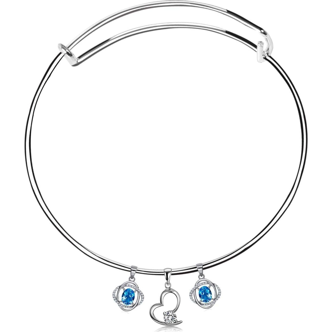 Pulseras Expandibles Ajustables UPINS 60 Pcs Plata DIY