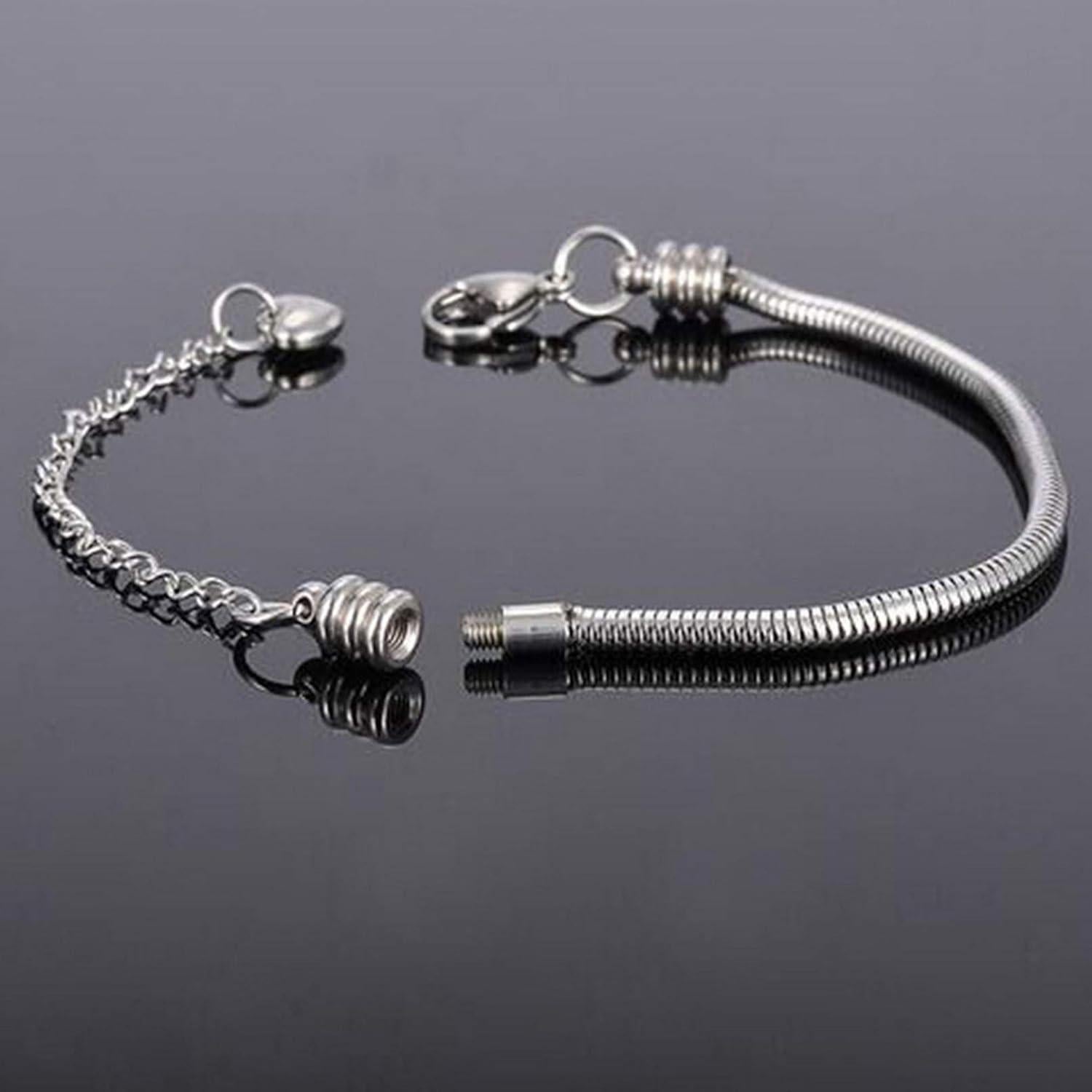 Pulsera de Charms deslizantes Chili Jewelry 15.24 cm Acero Inoxidable