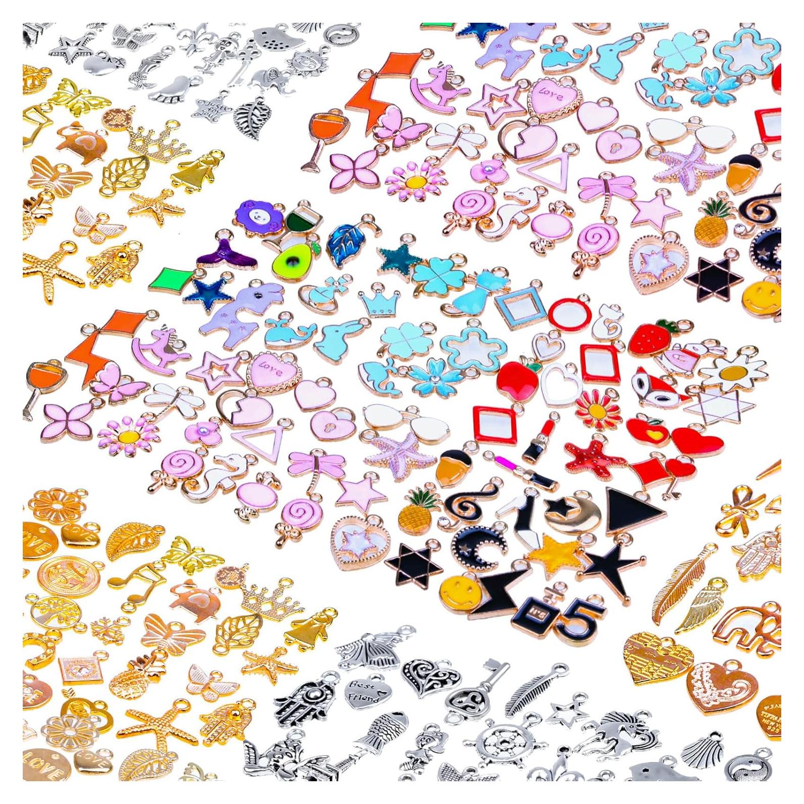 150PCS Encantos para Pulseras Mckanti - Joyería DIY Colorida