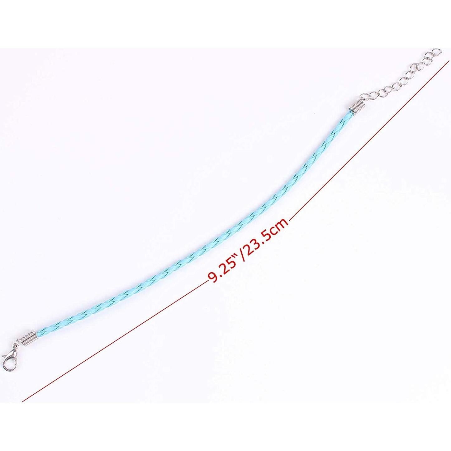 Cuerdas de Cuero Trenzadas Onwon 50 PCS Multicolor 23.5 cm