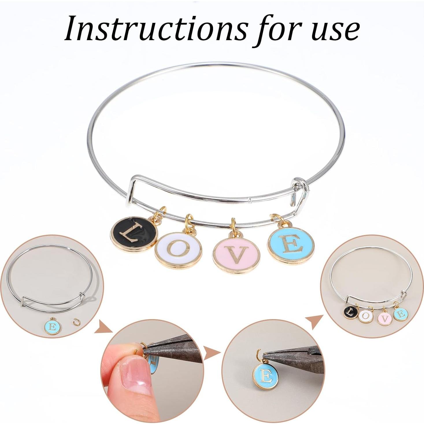 120 Pulseras Ajustables de Acero Inoxidable DIVINA VITAE