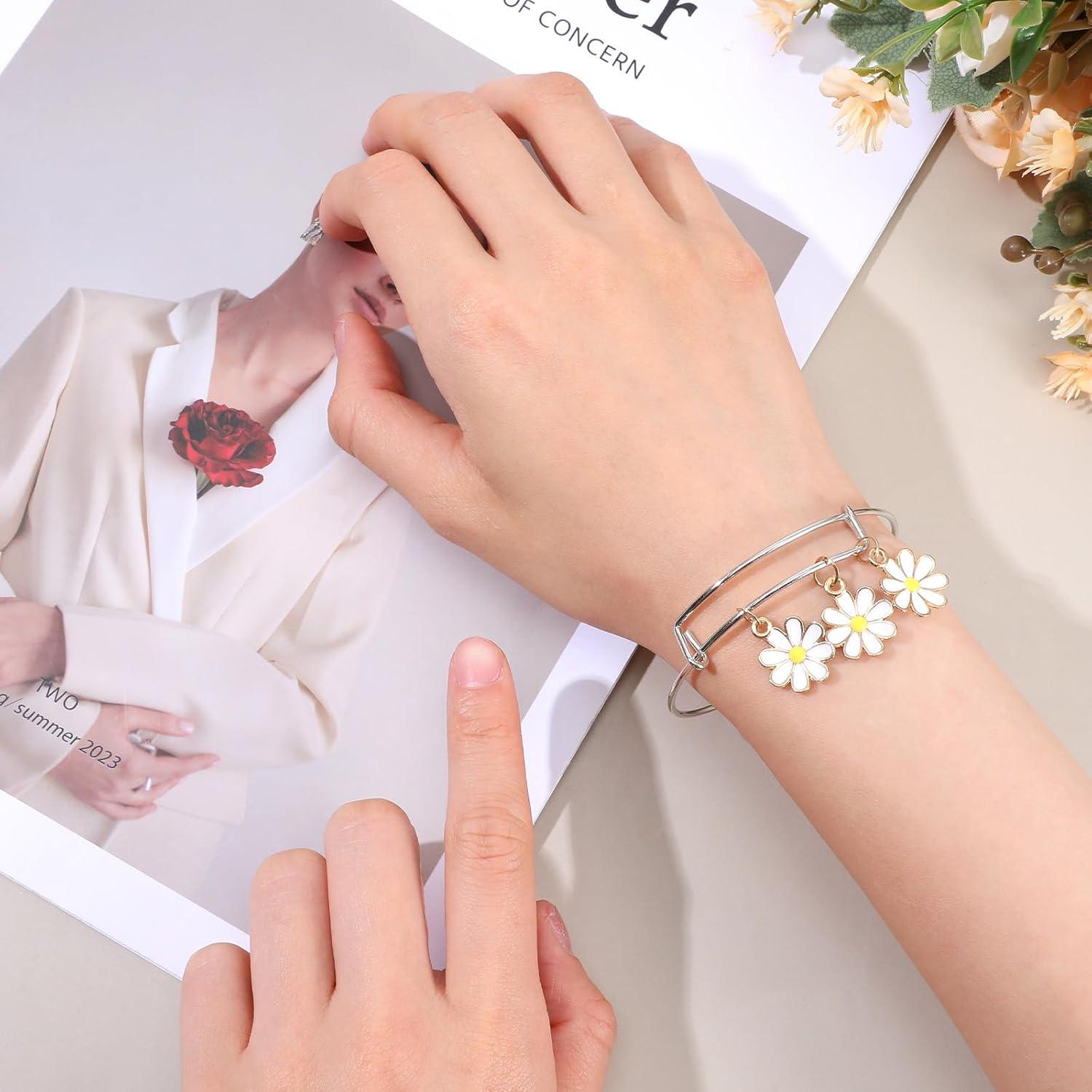 120 Pulseras Ajustables de Acero Inoxidable DIVINA VITAE