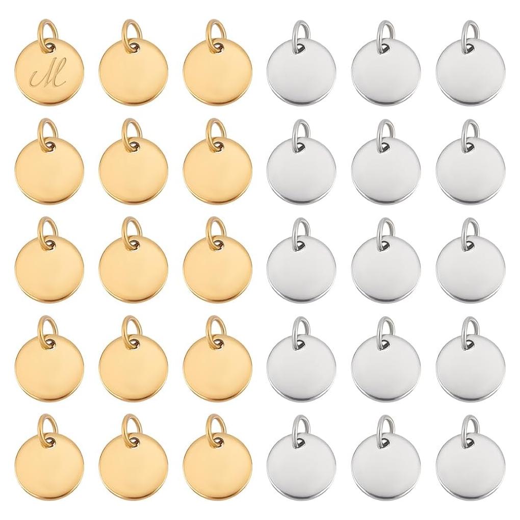 Etiquetas de Sellado en Blanco PH PandaHall 60 Piezas 10mm