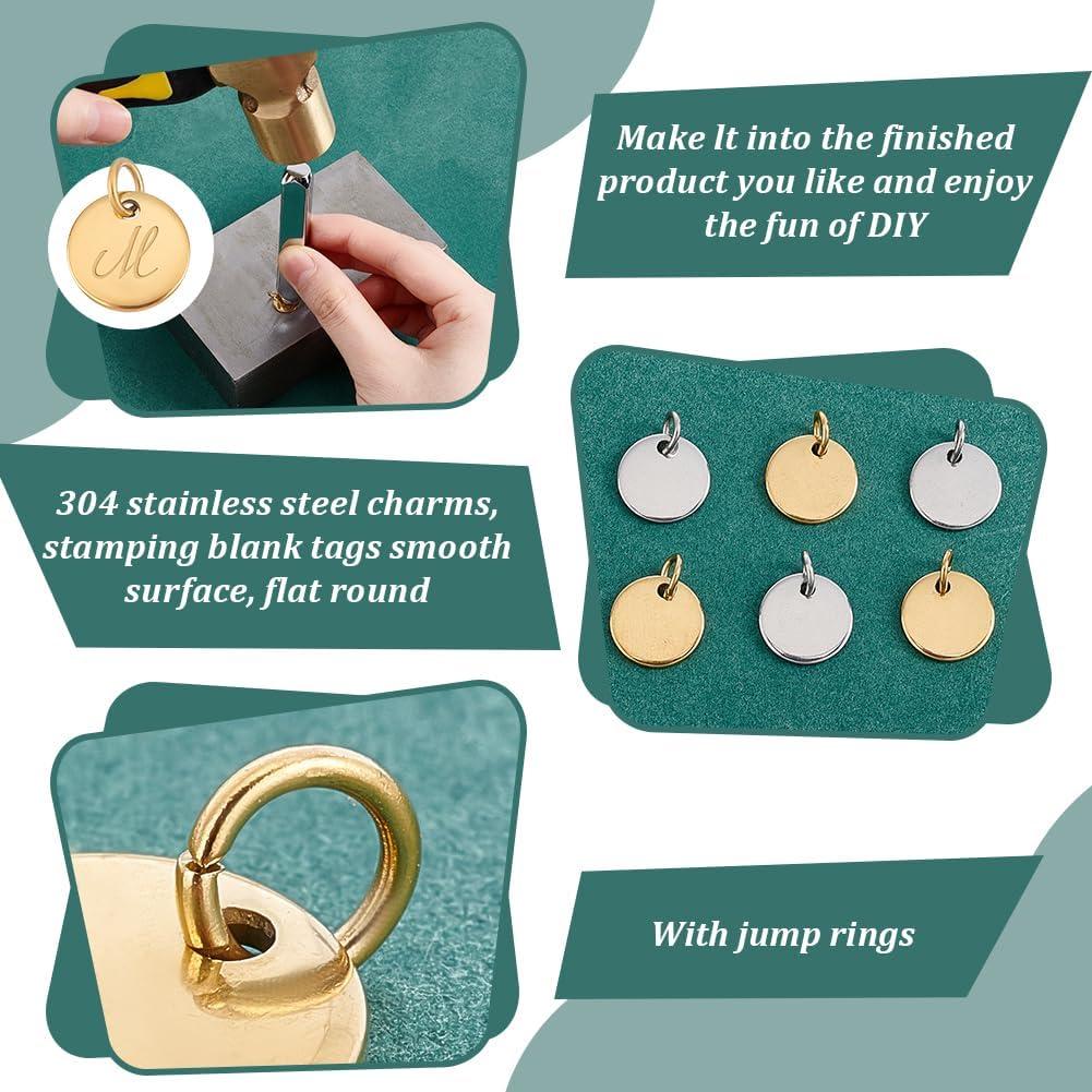 Etiquetas de Sellado en Blanco PH PandaHall 60 Piezas 10mm