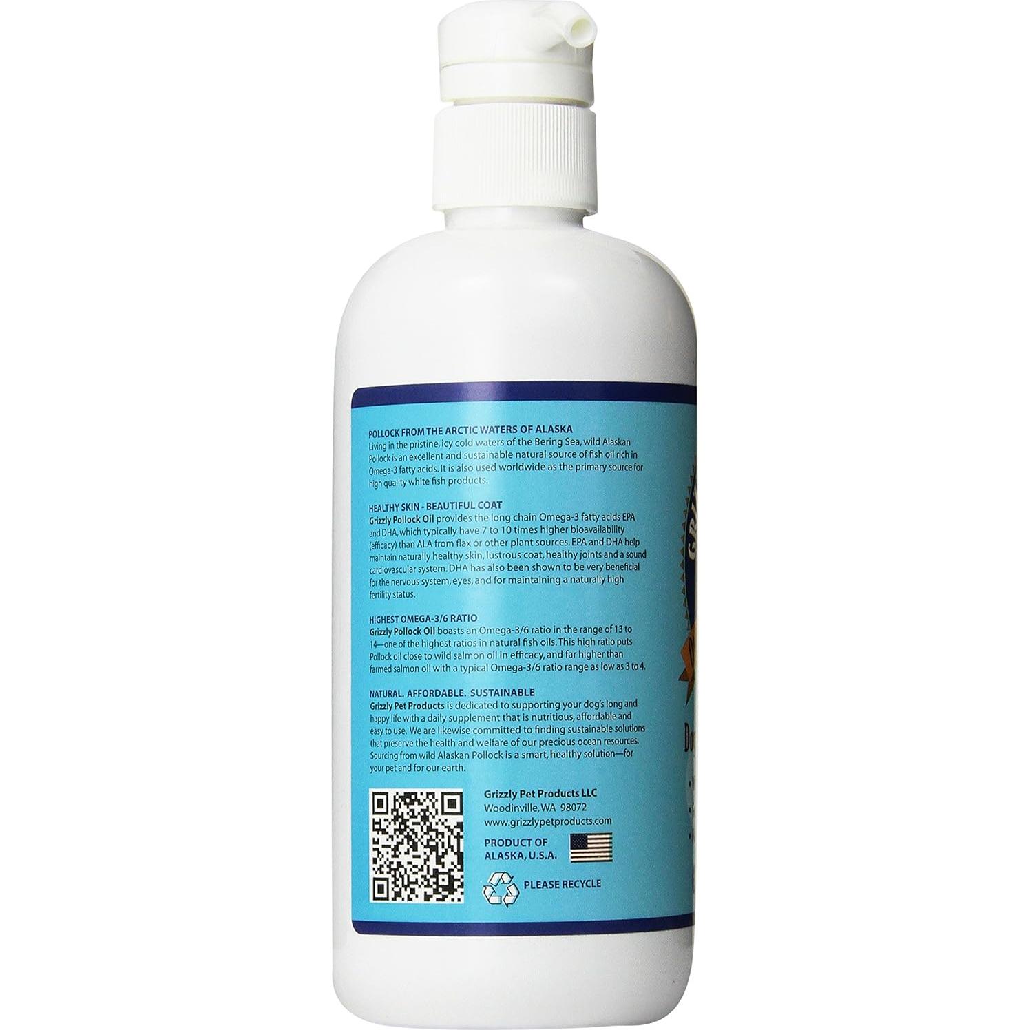 Suplemento Aceite de Pollock Grizzly 450g para Perros