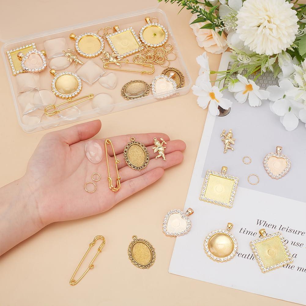 Kit de Charm de Foto para Ramo de Boda UNICRAFTALE DIY 6 Piezas