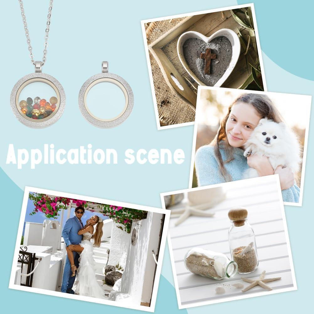 Colgante Locket de Memoria UNICRAFTALE 30mm Acero Inoxidable