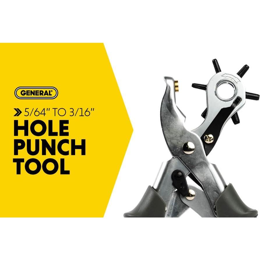 Alicates de Perforación Giratorios General Tools 73 - 6 Tamaños