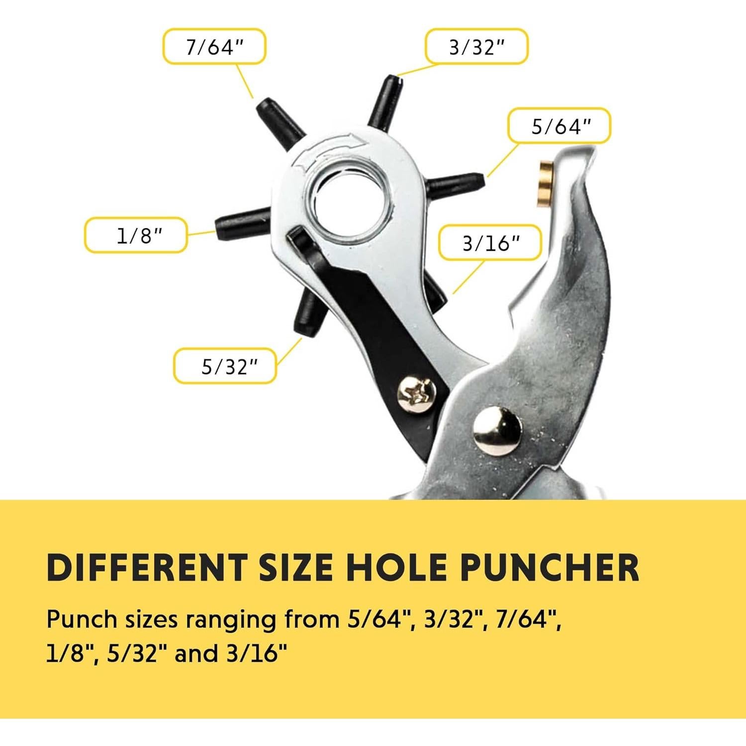 Alicates de Perforación Giratorios General Tools 73 - 6 Tamaños