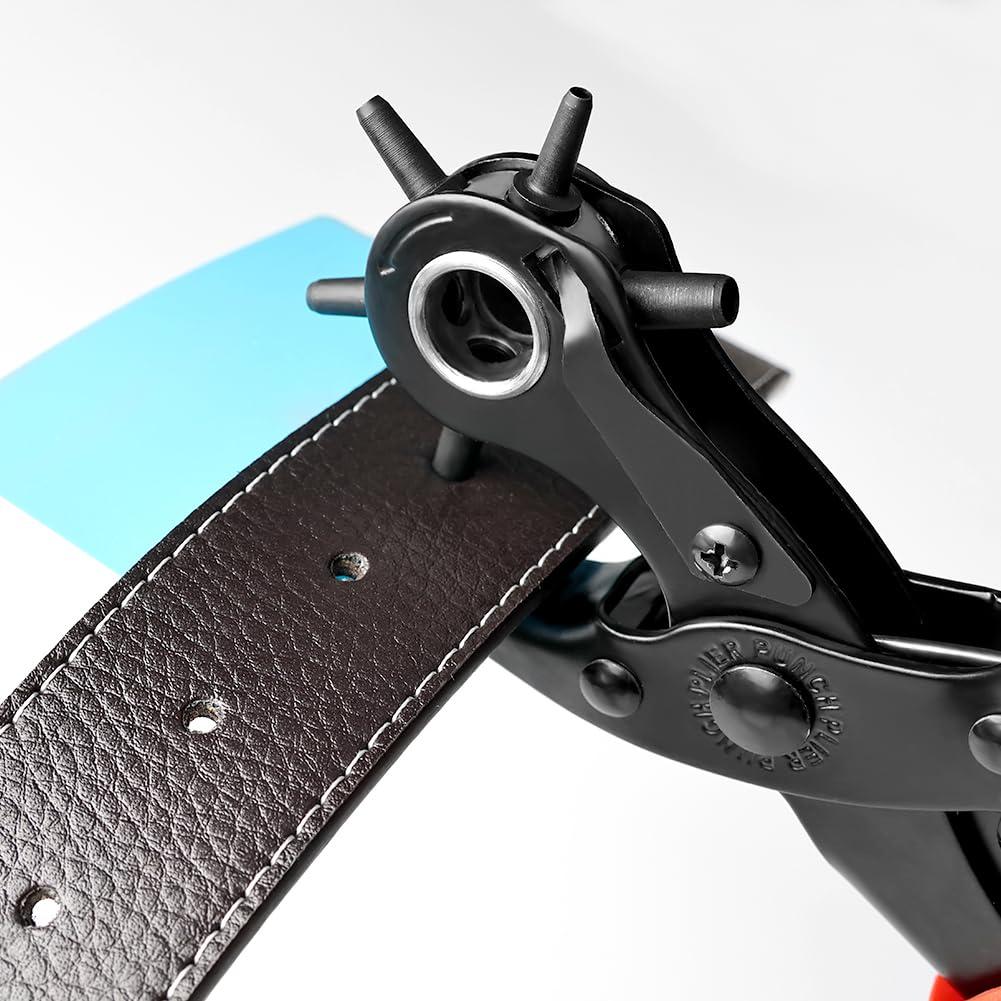 Perforadora de Agujeros de Cuero WDDBHSKN 6 Diámetros 2-4.5mm