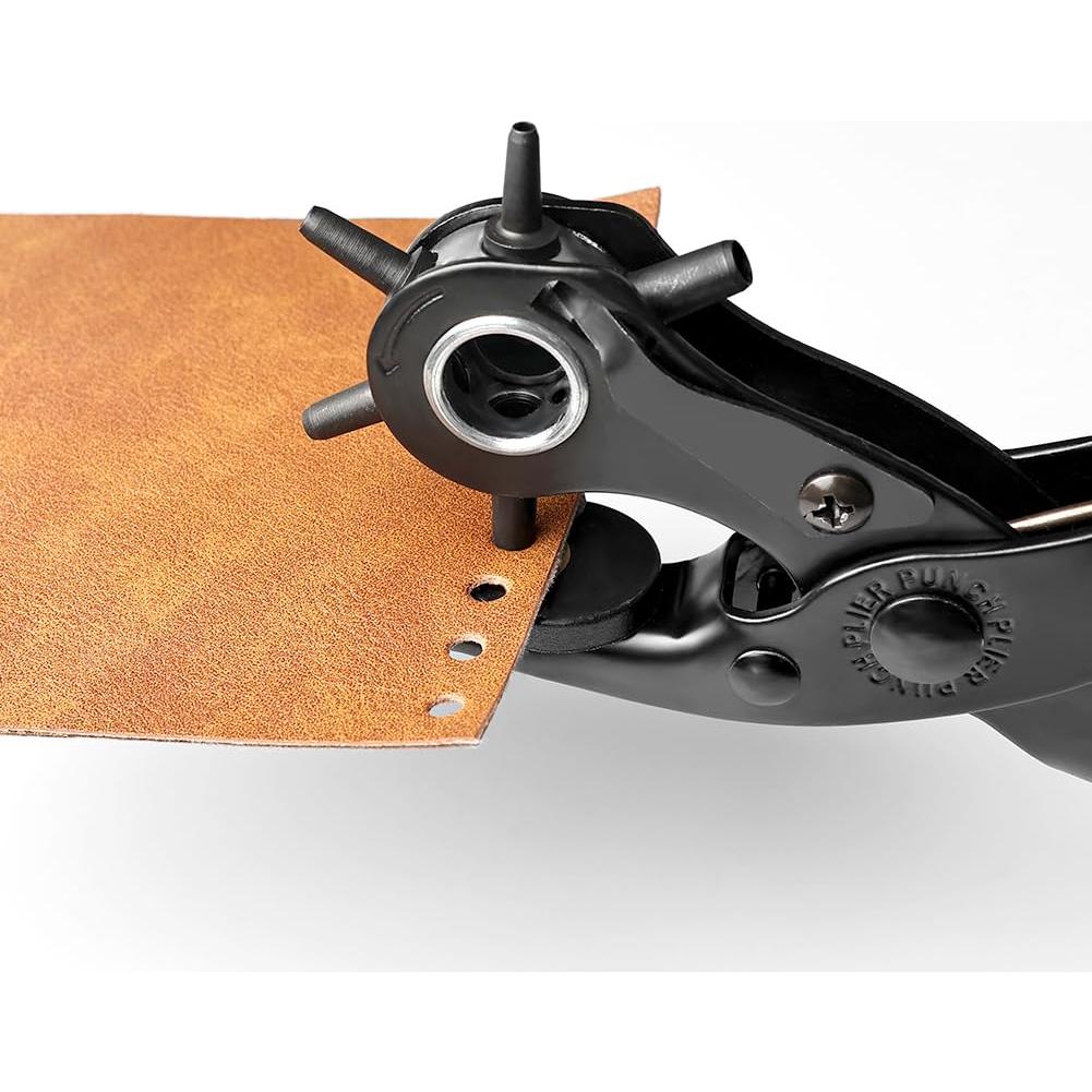 Perforadora de Agujeros de Cuero WDDBHSKN 6 Diámetros 2-4.5mm