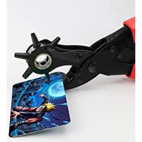 Perforadora de Agujeros de Cuero WDDBHSKN 6 Diámetros 2-4.5mm