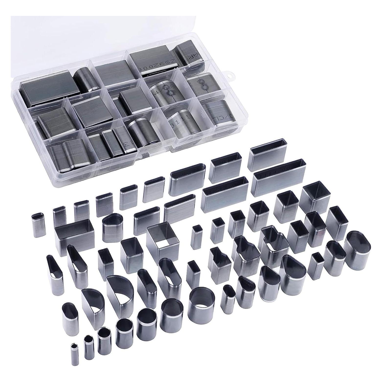 Conjunto de Herramientas de Perforación de Cuero Yizzvb 52 Piezas