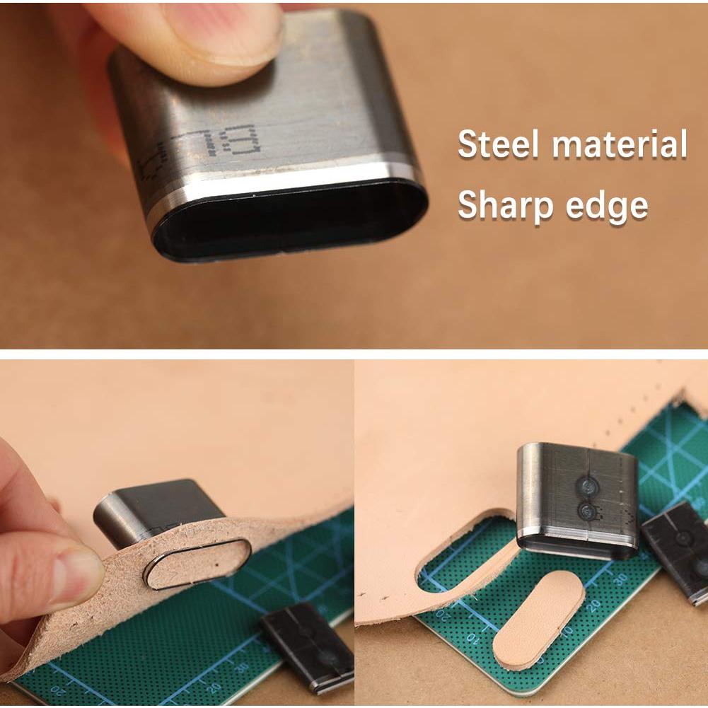 Conjunto de Herramientas de Perforación de Cuero Yizzvb 52 Piezas