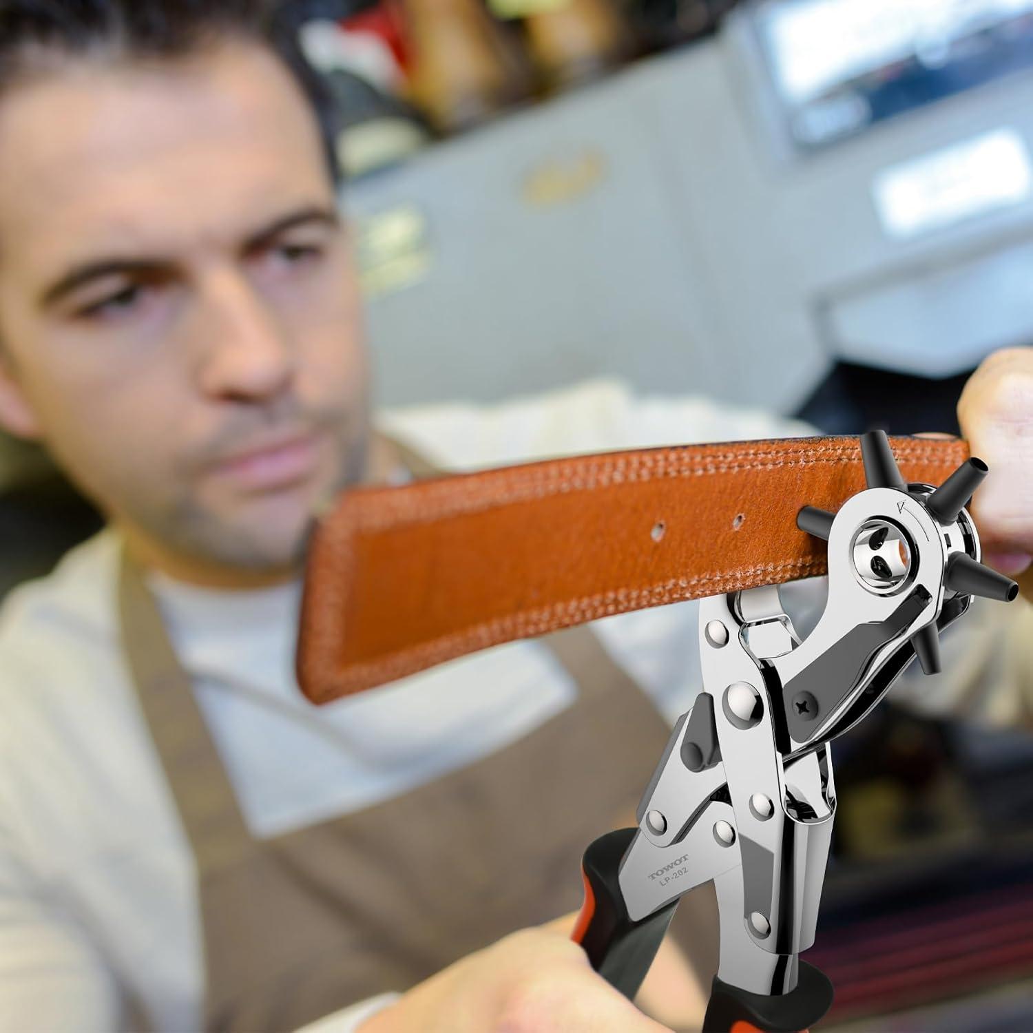 Perforador de Agujeros TOWOT LP-202, 6 Tamaños, Alta Calidad