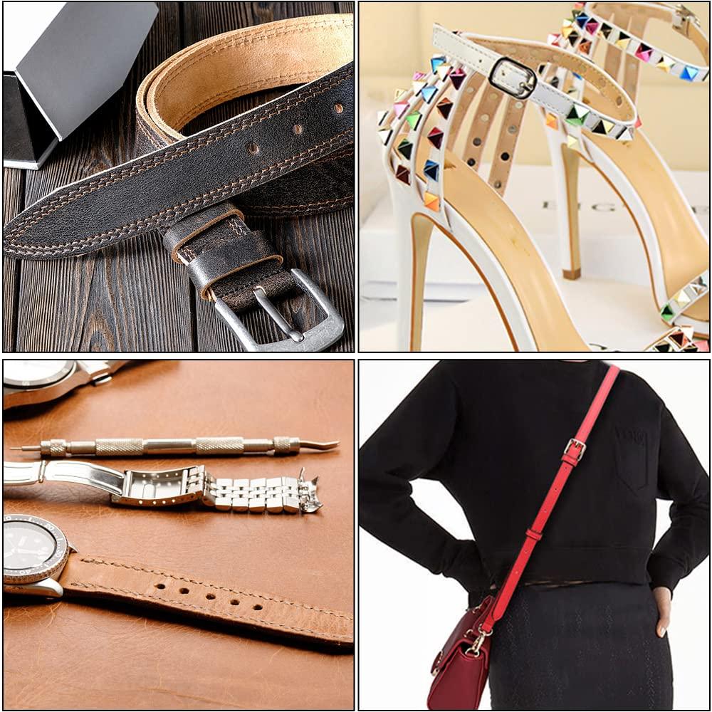 Perforadora de Agujeros de Cuero TLKKUE Ajustable 6 Tamaños