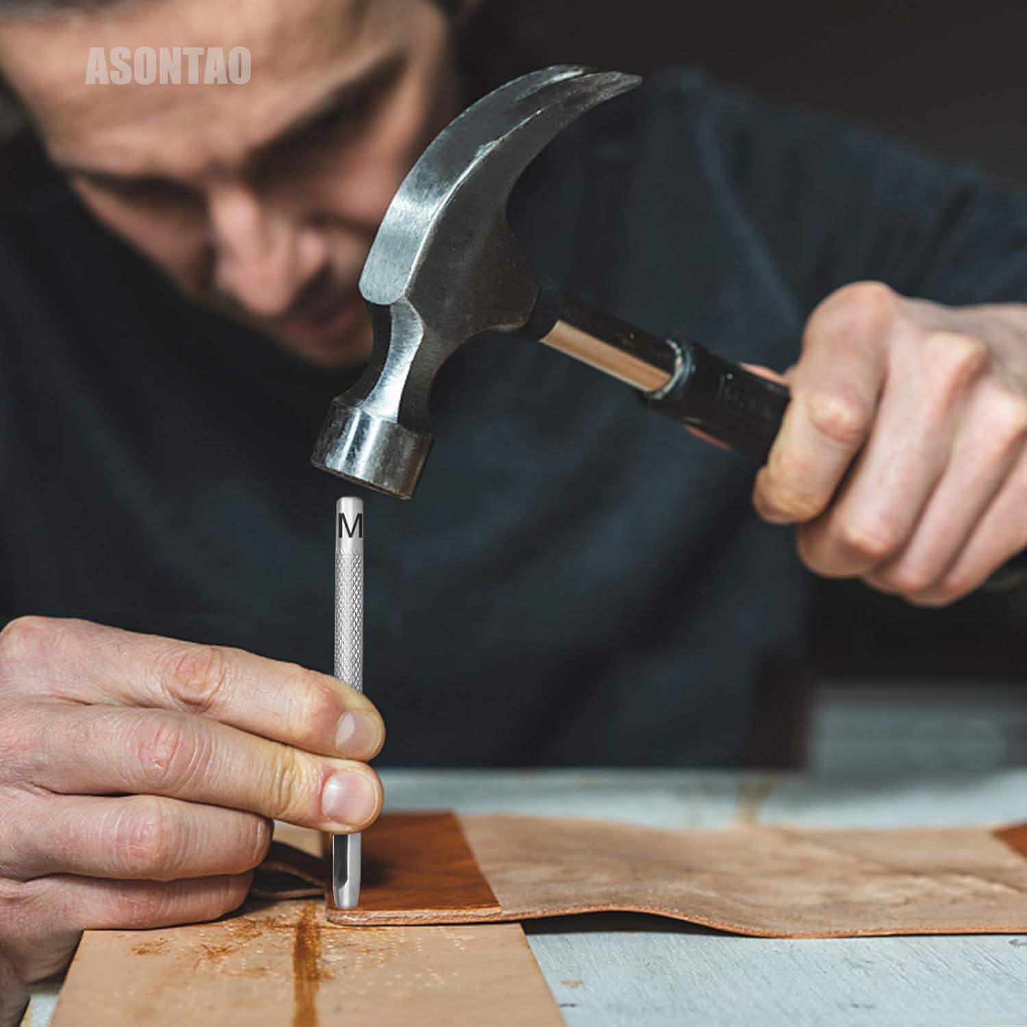 Juego de 6 Troqueladores de Cuero ASONTAO 1.5-4mm Manual