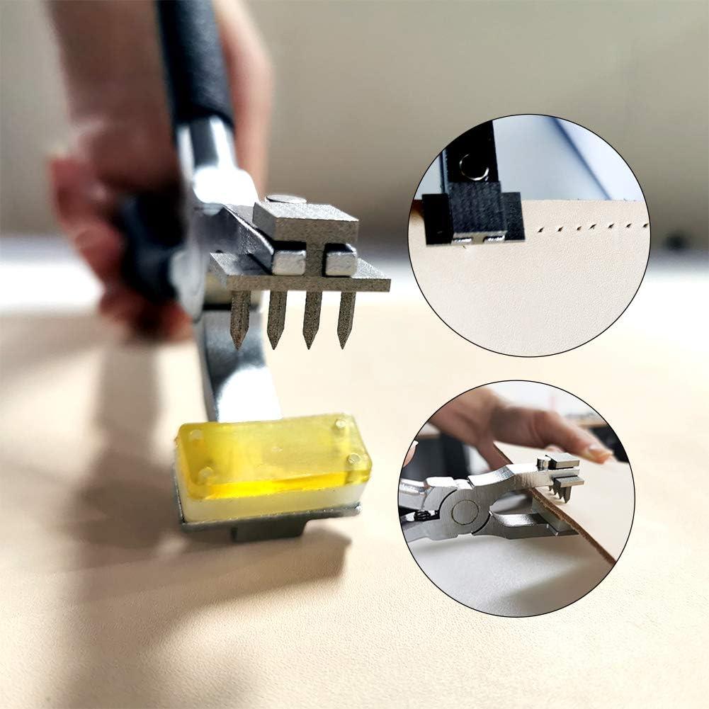 Perforadora de Agujeros BUTUZE para Cuero 4mm + Agujas y Hilo