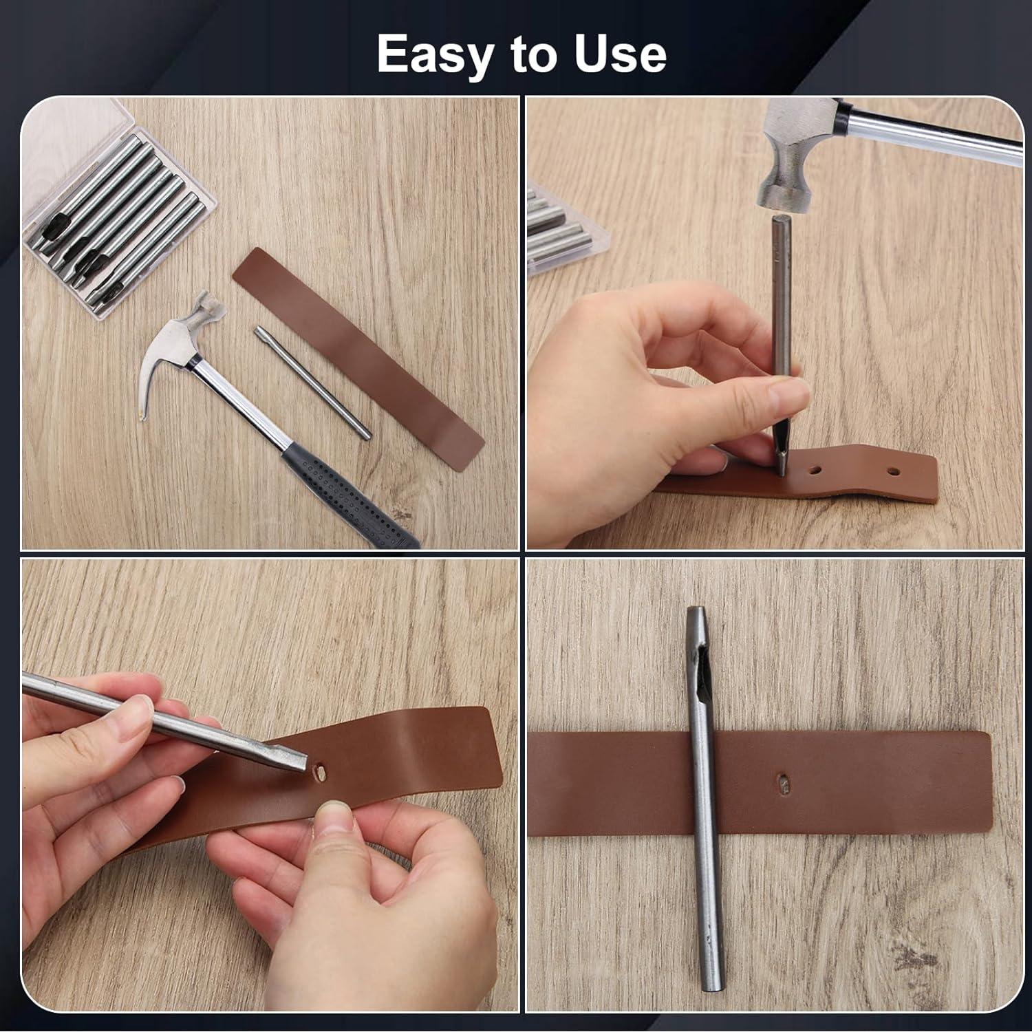 Perforadora Ovalada para Cuero Boyistar 8 Tamaños 2-5mm