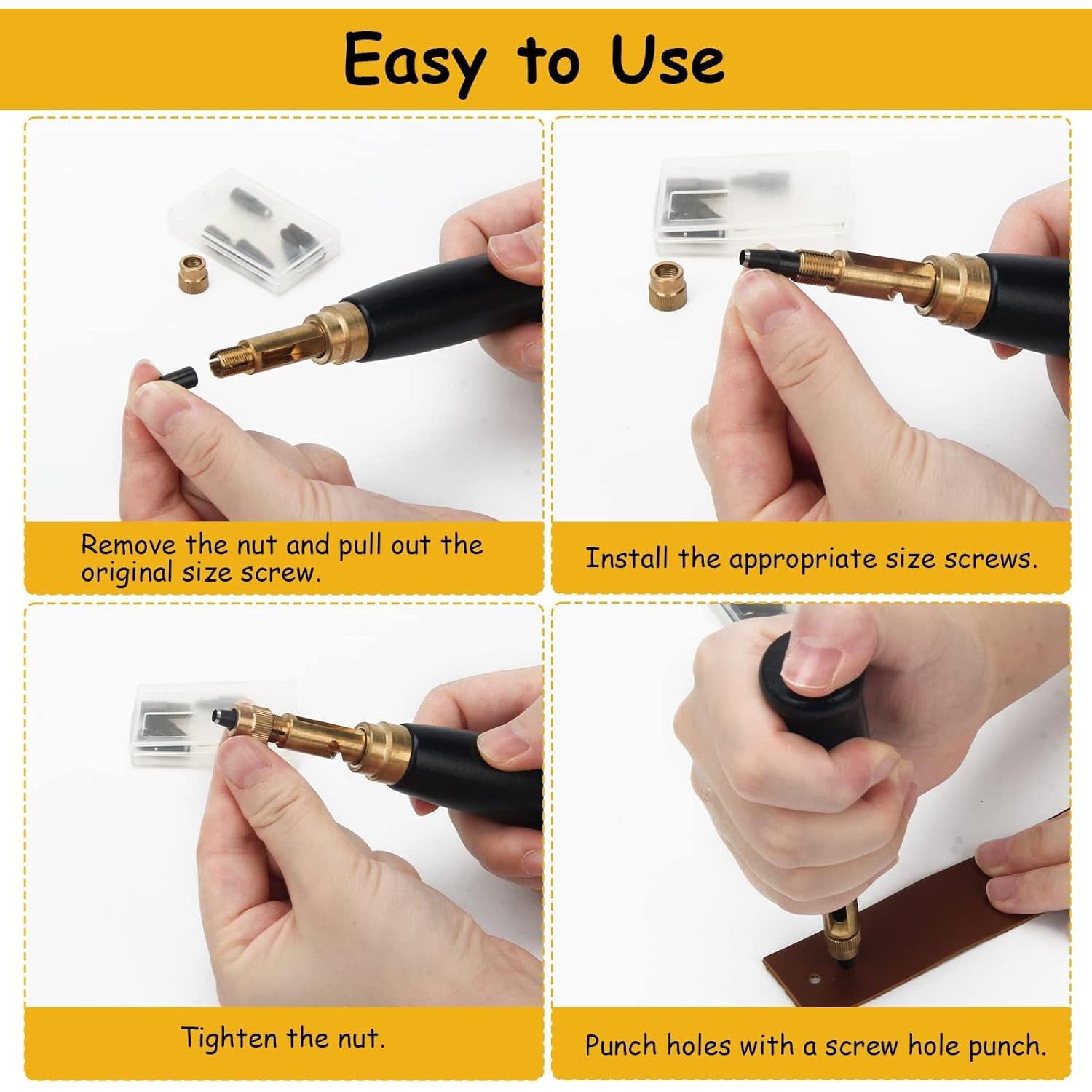 Perforador de Agujeros para Cinturones Boyistar con 6 Puntas