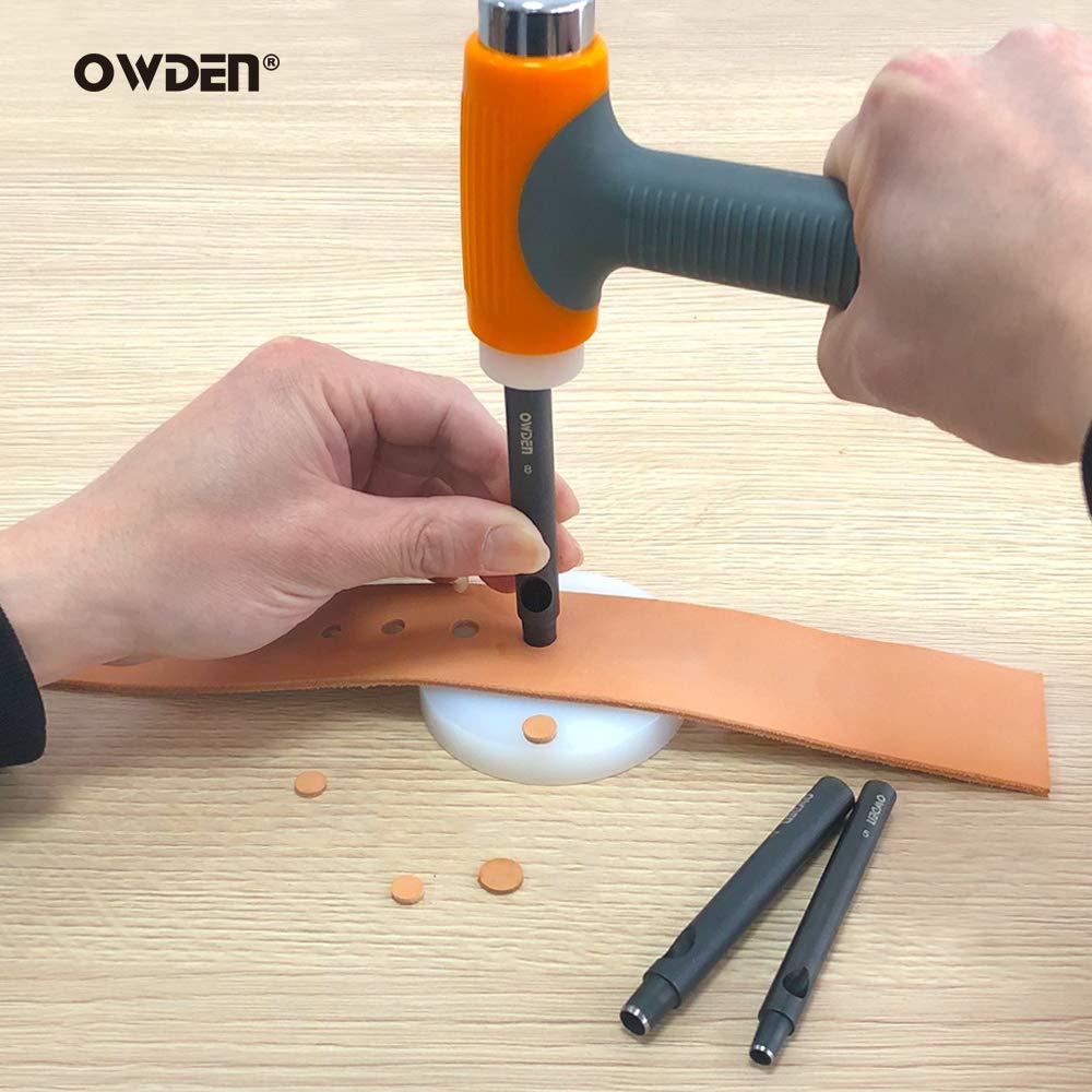 Juego de Punch de Agujeros de Cuero OWDEN 13 Piezas 1-12mm