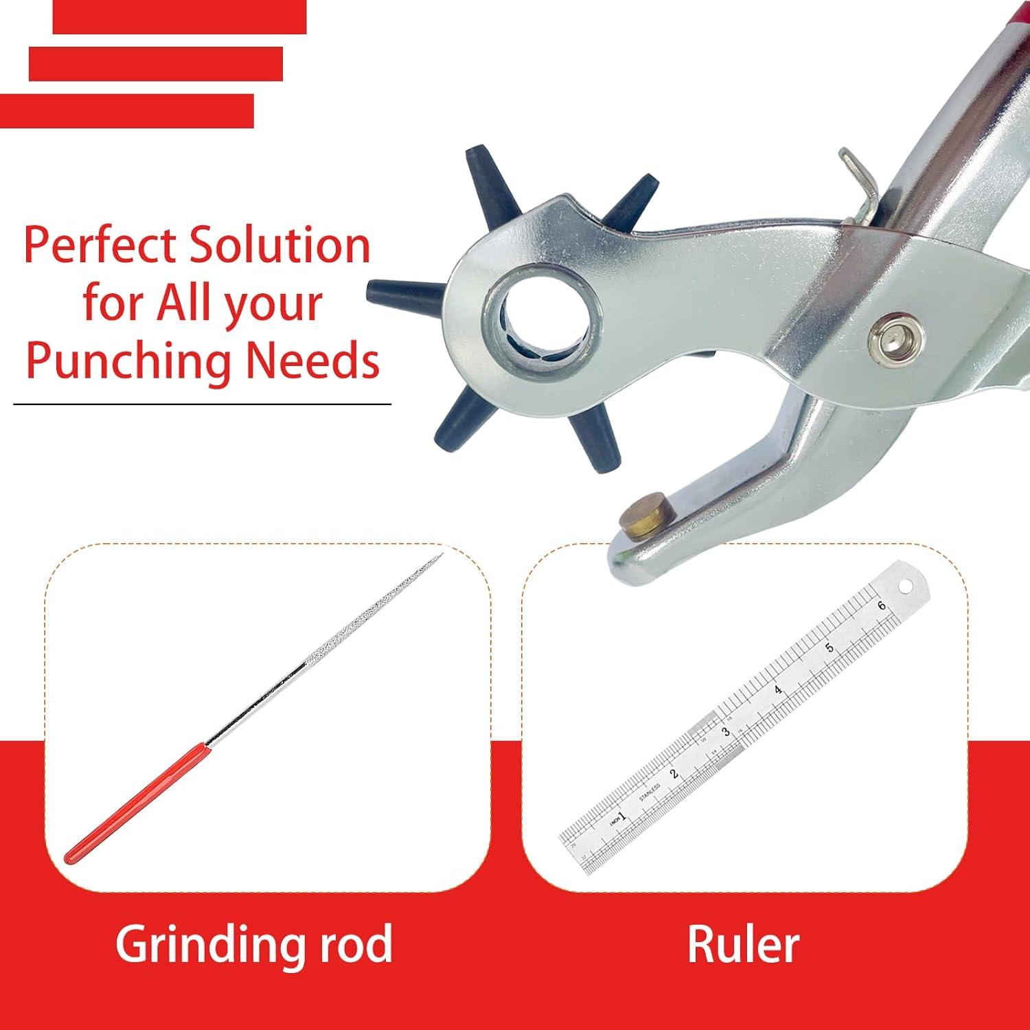 Perforador de Agujeros para Cinturones Adorox - 6 Tamaños