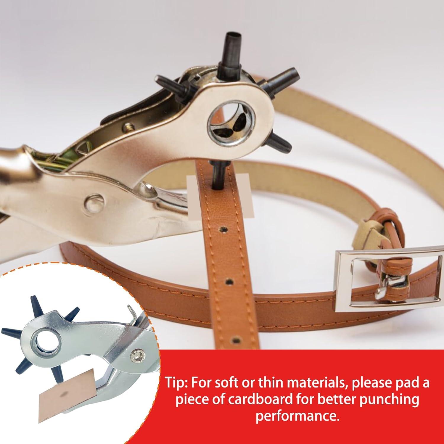 Perforador de Agujeros para Cinturones Adorox - 6 Tamaños