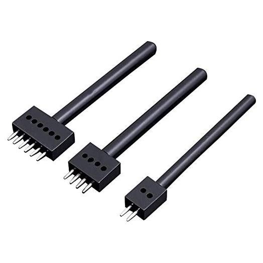 Juego de Herramientas de Perforación para Cuero Firetoolsmart 3 Piezas