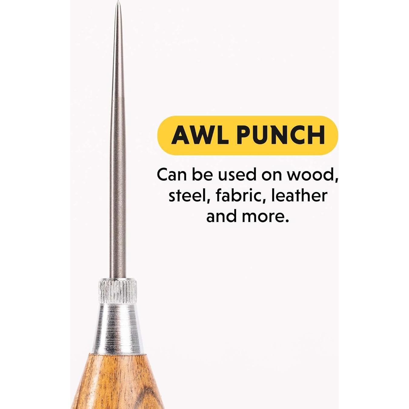 Punzón de Madera General Tools 818 - 16.5 cm, Acero Aleado