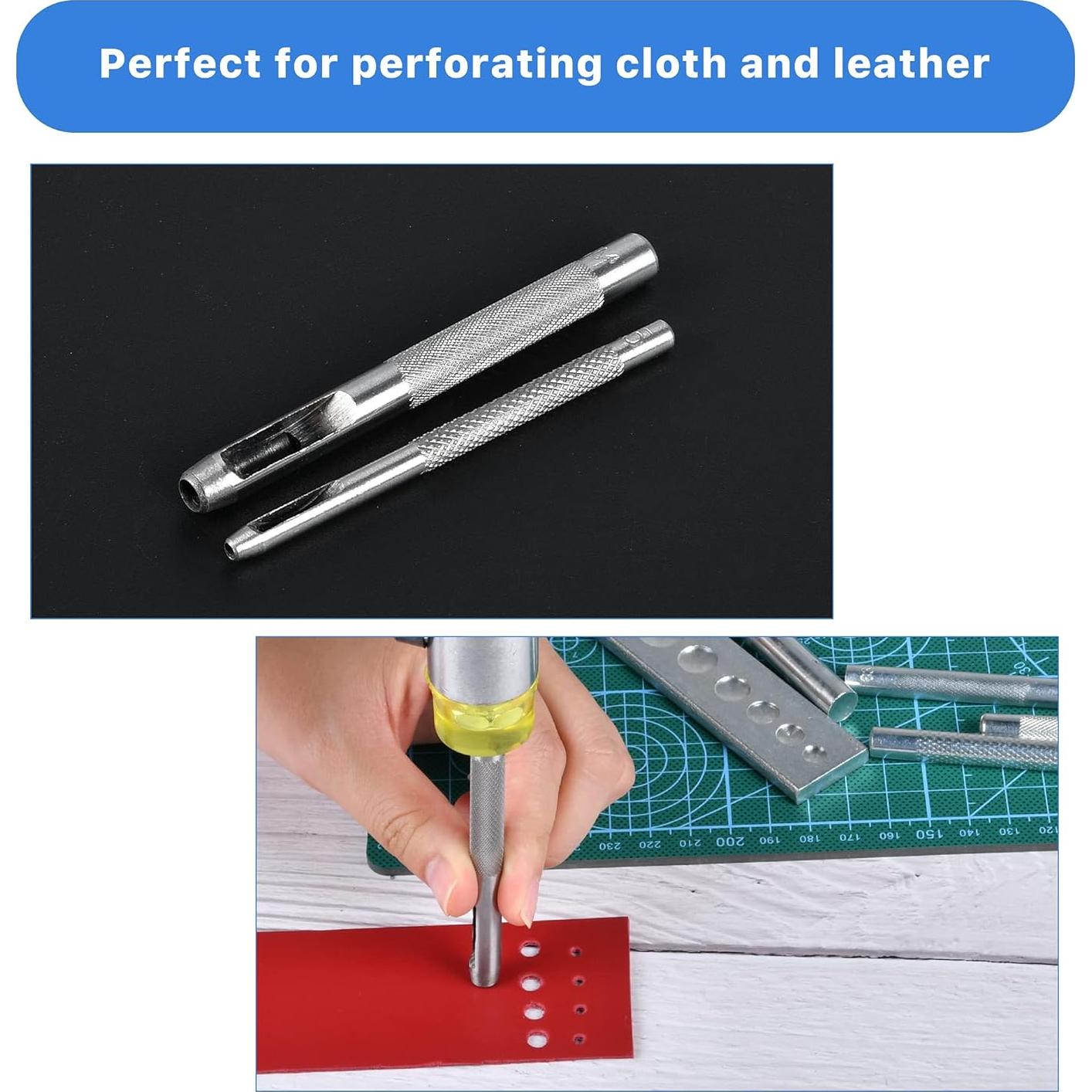 Kit de Colocación de Remaches 14 Pcs Worldity Acero Inoxidable