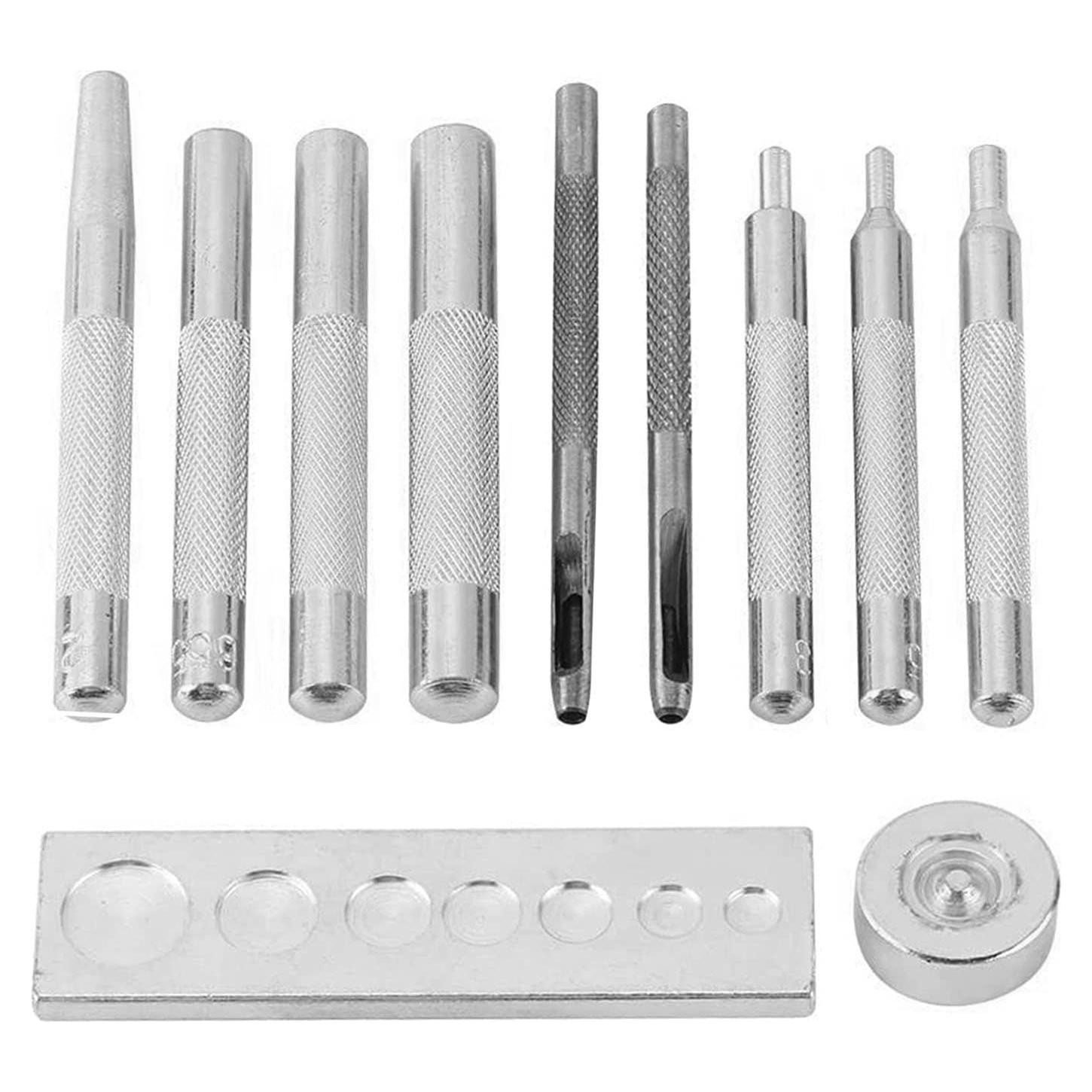 Kit de 11 herramientas de punzón MIATTCLD para cuero