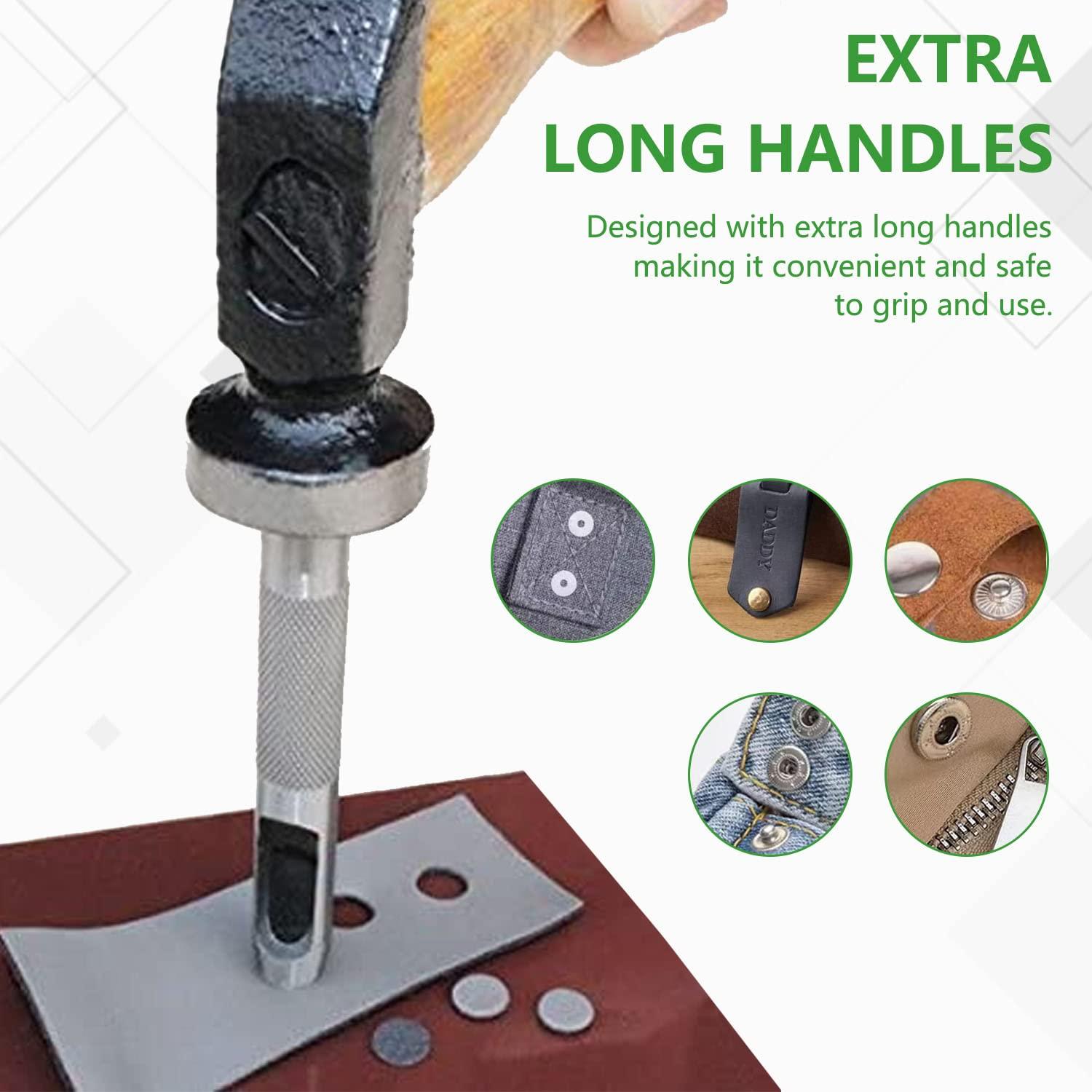 Kit de 11 herramientas de punzón MIATTCLD para cuero