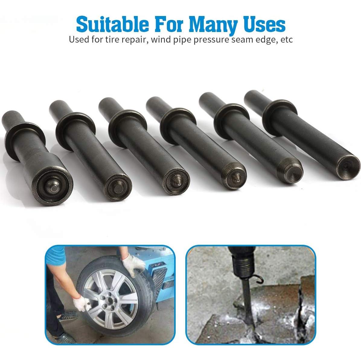 Kit de herramientas de martillo de remache neumático Anndason 7 piezas