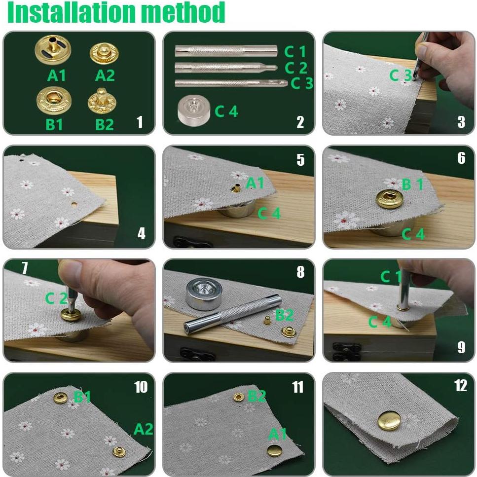 Kit de Herramientas de Perforación de Cuero Renashed 11 Pcs