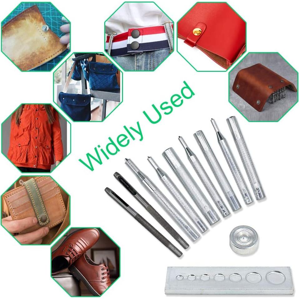 Kit de Herramientas de Perforación de Cuero Renashed 11 Pcs