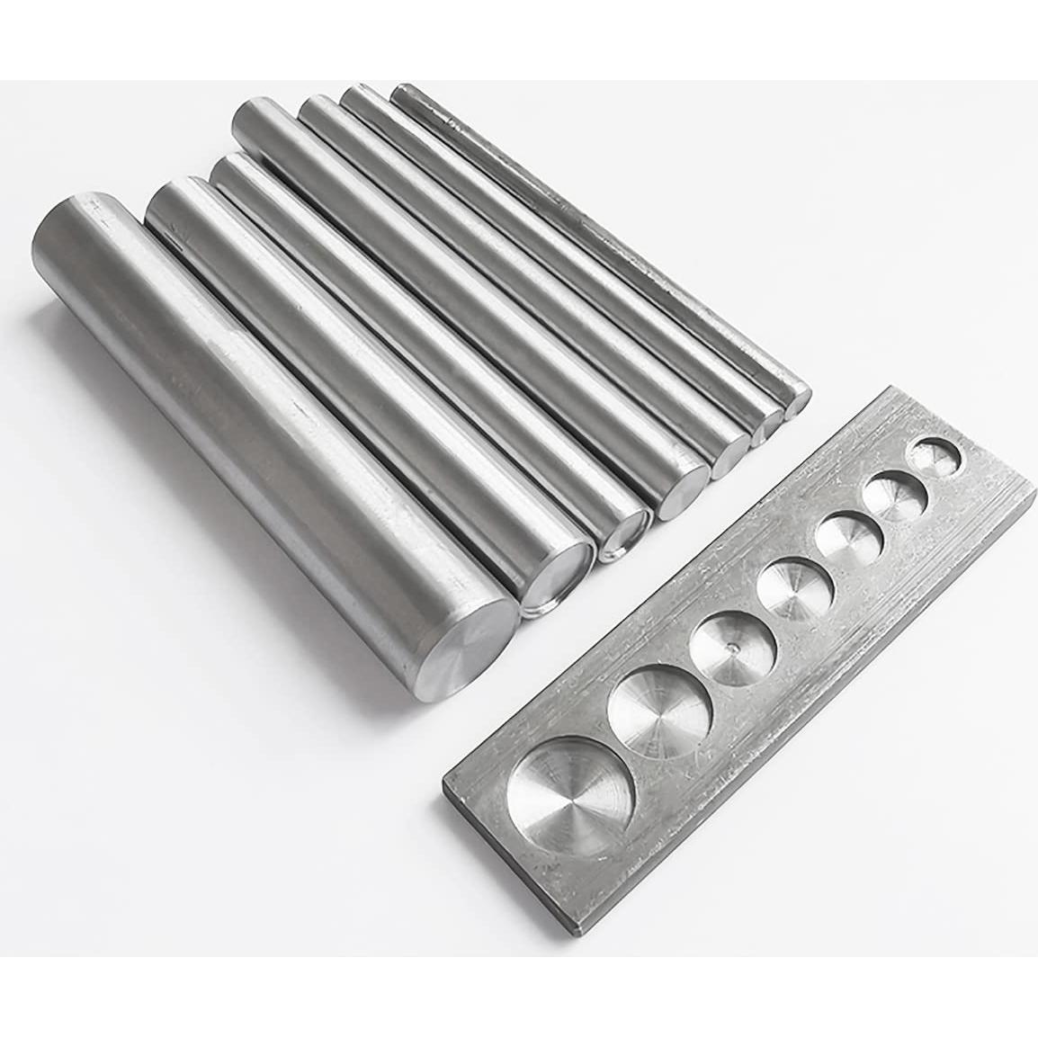 Base Redonda de Remachadora Utoolmart Acero 7 Anchos