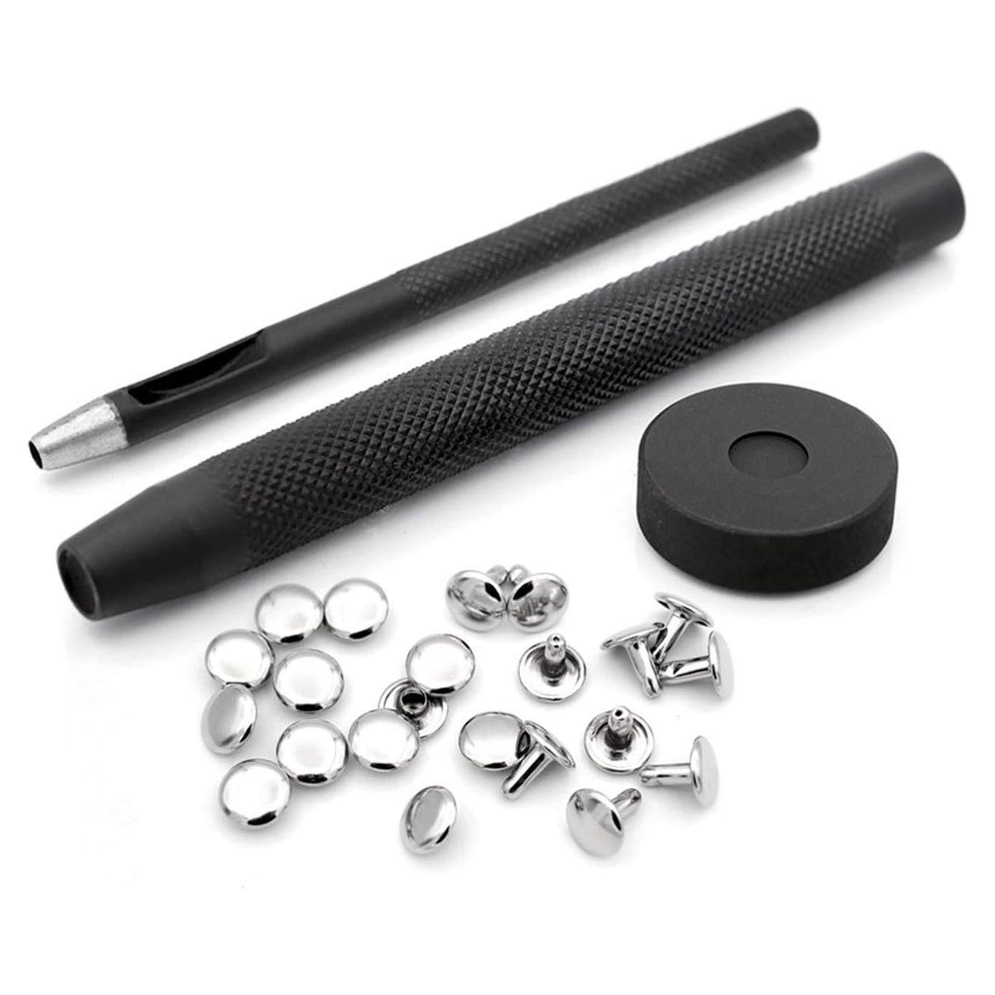 Colocador de Remaches CRAFTMEMORE 7 mm + 100 Remaches Plata