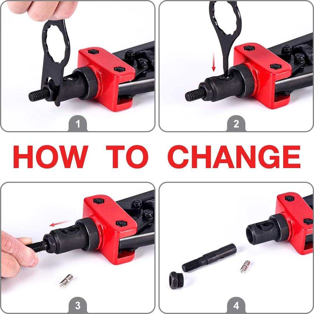 Kit de Herramienta de Tuerca Remachada AOBEN 14" Profesional