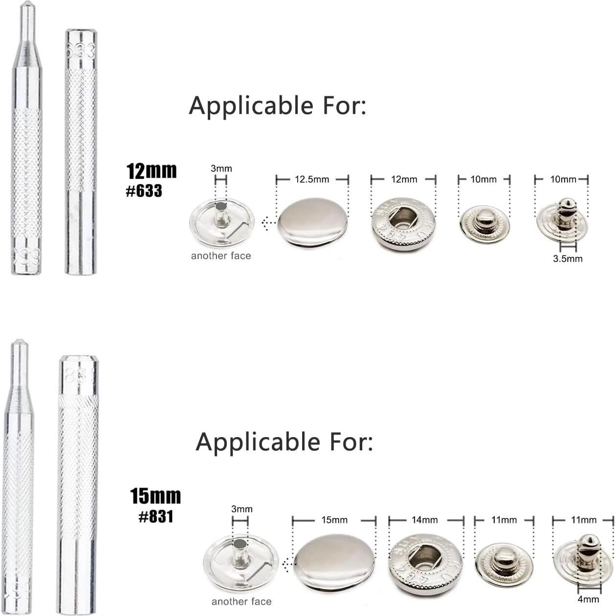 Kit de Herramientas de Instalación de Botones ArrErr - 7 Piezas